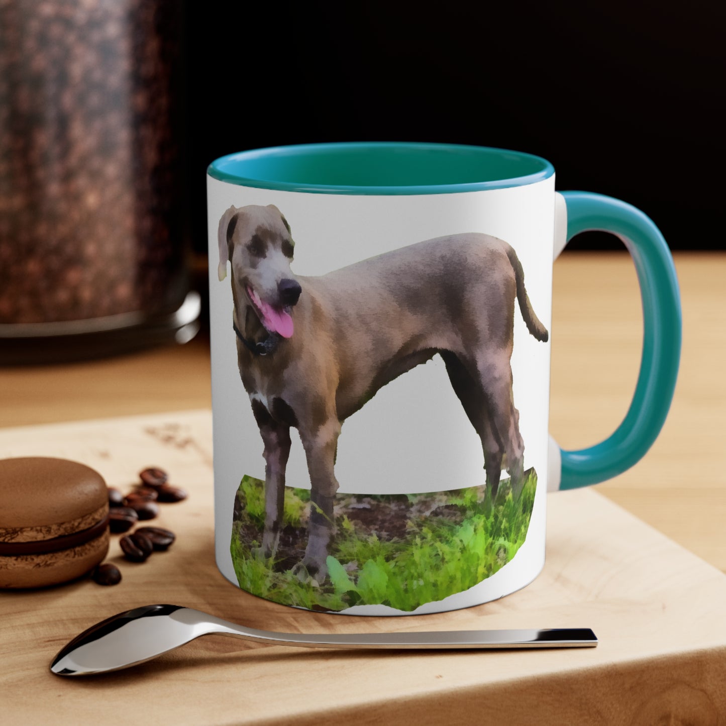 Blue Lacy 'Tex' Accent Coffee Mug, 11oz