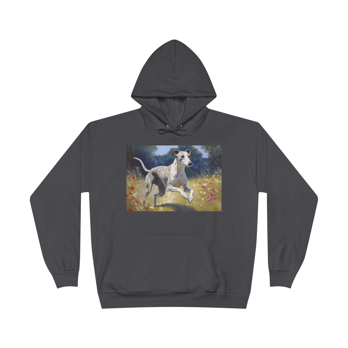 Whippet Unisex Fleece Lined Pullover Hoodie Sweatshirt