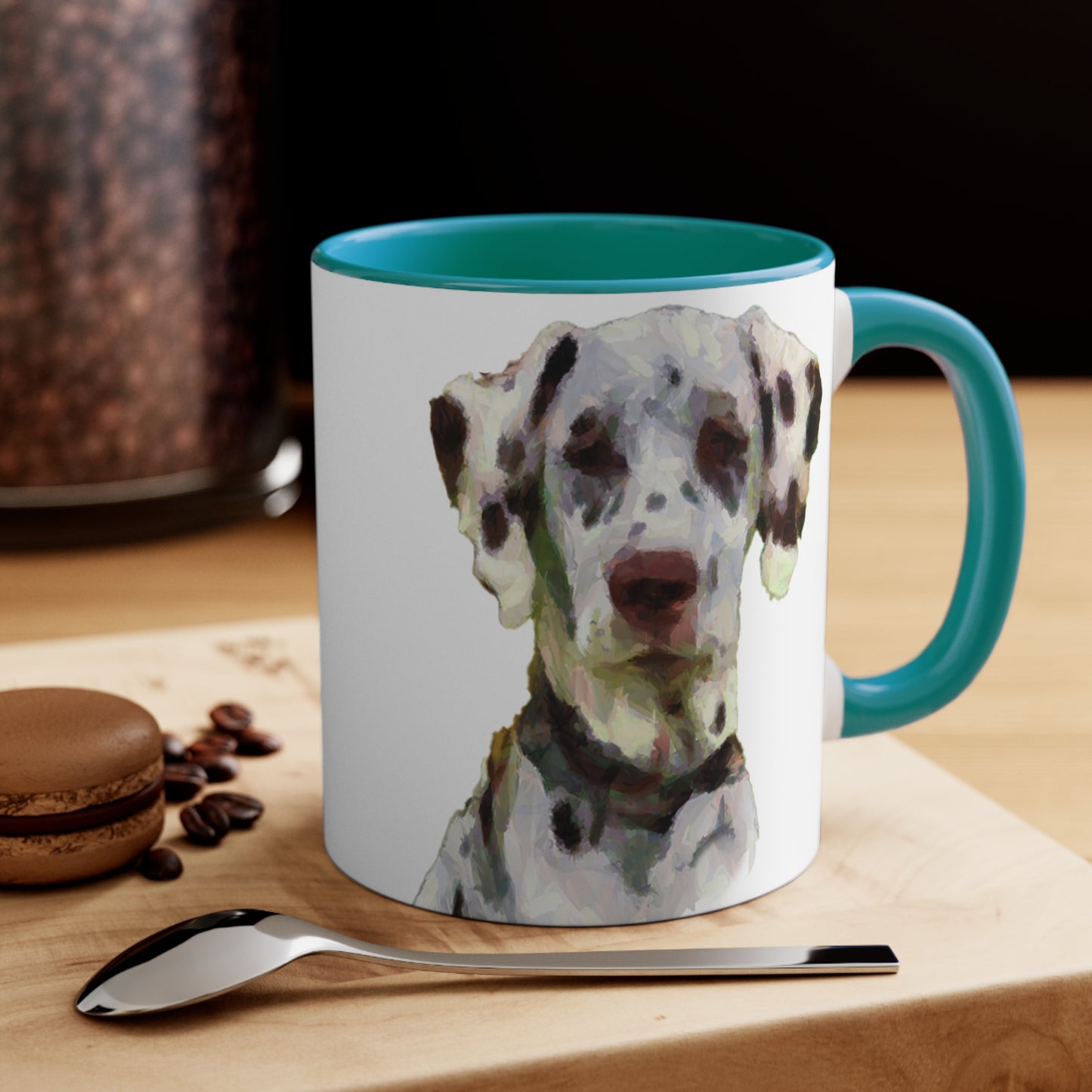 Dalmatian 'Impressionism' Accent Coffee Mug, 11oz