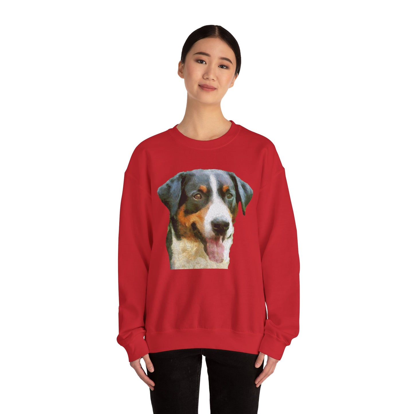 Appenzeller Sennenhund Unisex 50/50 Crewneck Sweatshirt