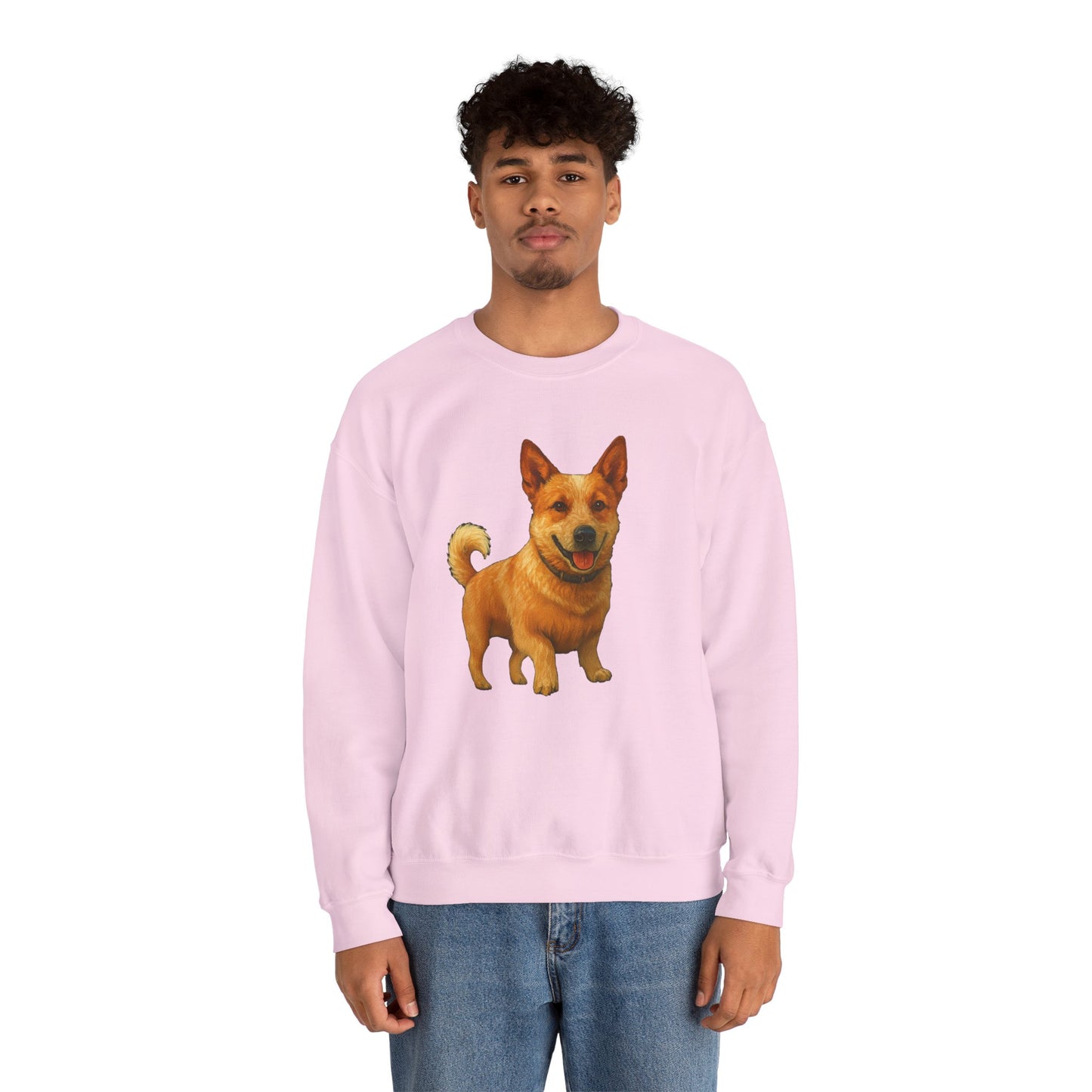 Red Heeler #2 Unisex 50/50 Crewneck Sweatshirt