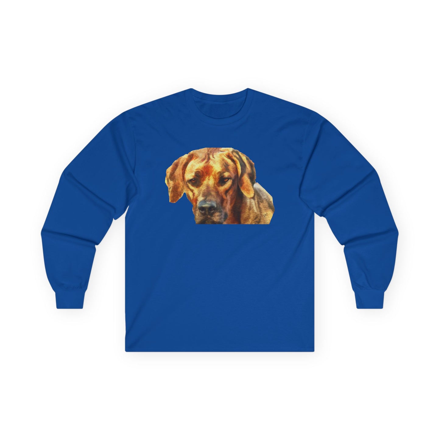 Rhodesian Ridgeback 'Zulu' Unisex Cotton Long Sleeve Tee