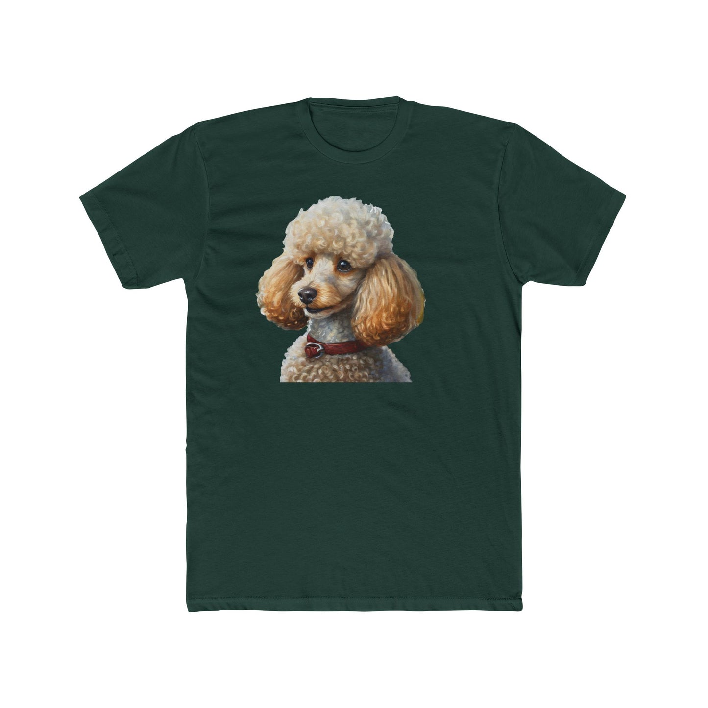 Standard Poodle. - Men's Fitted Cotton Crew Tee