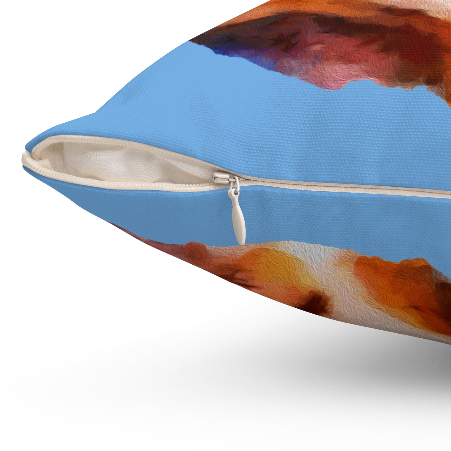 Smidget the Cat - Spun Polyester Throw Pillow