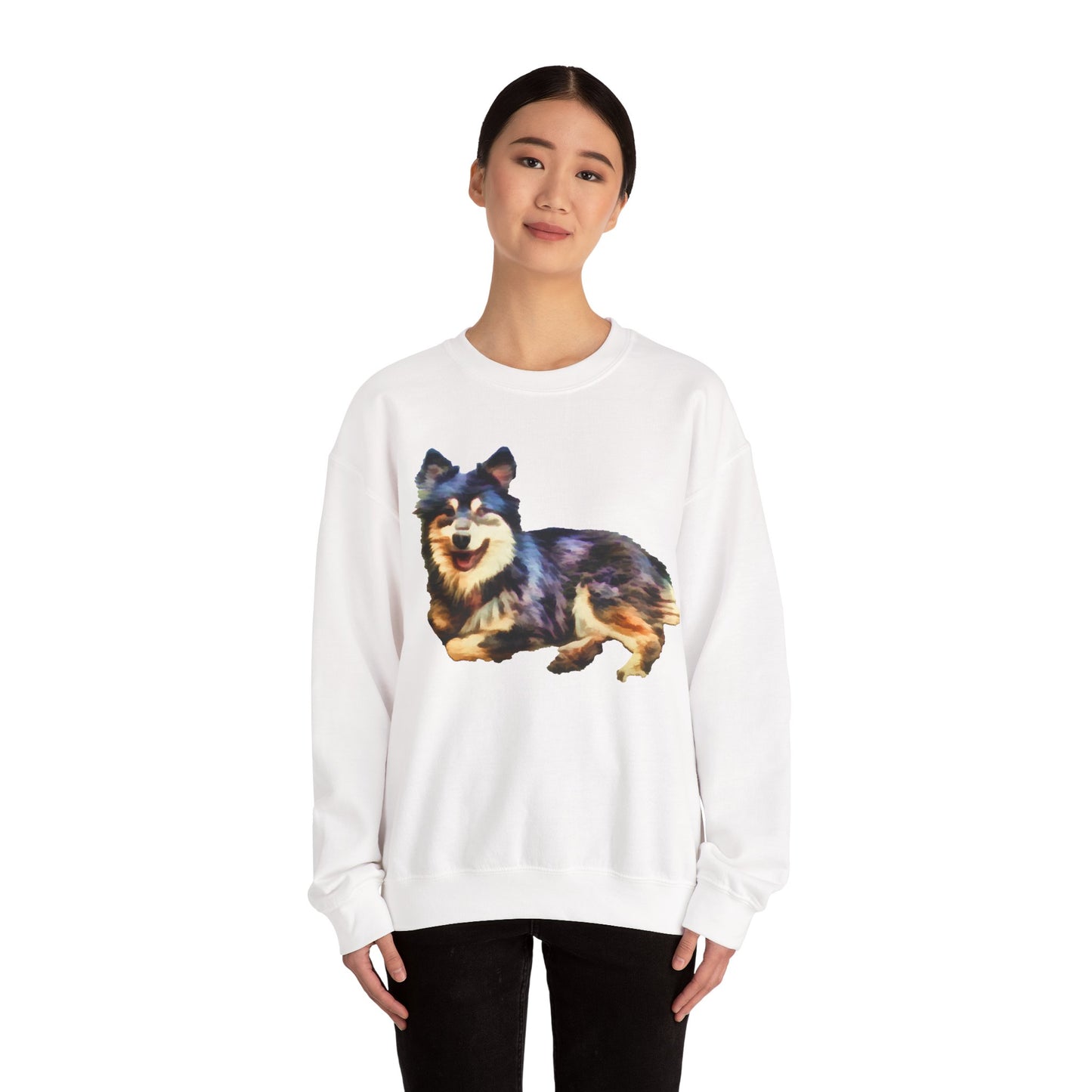 Finnish Lapphund Unisex 50/50 Crewneck Sweatshirt