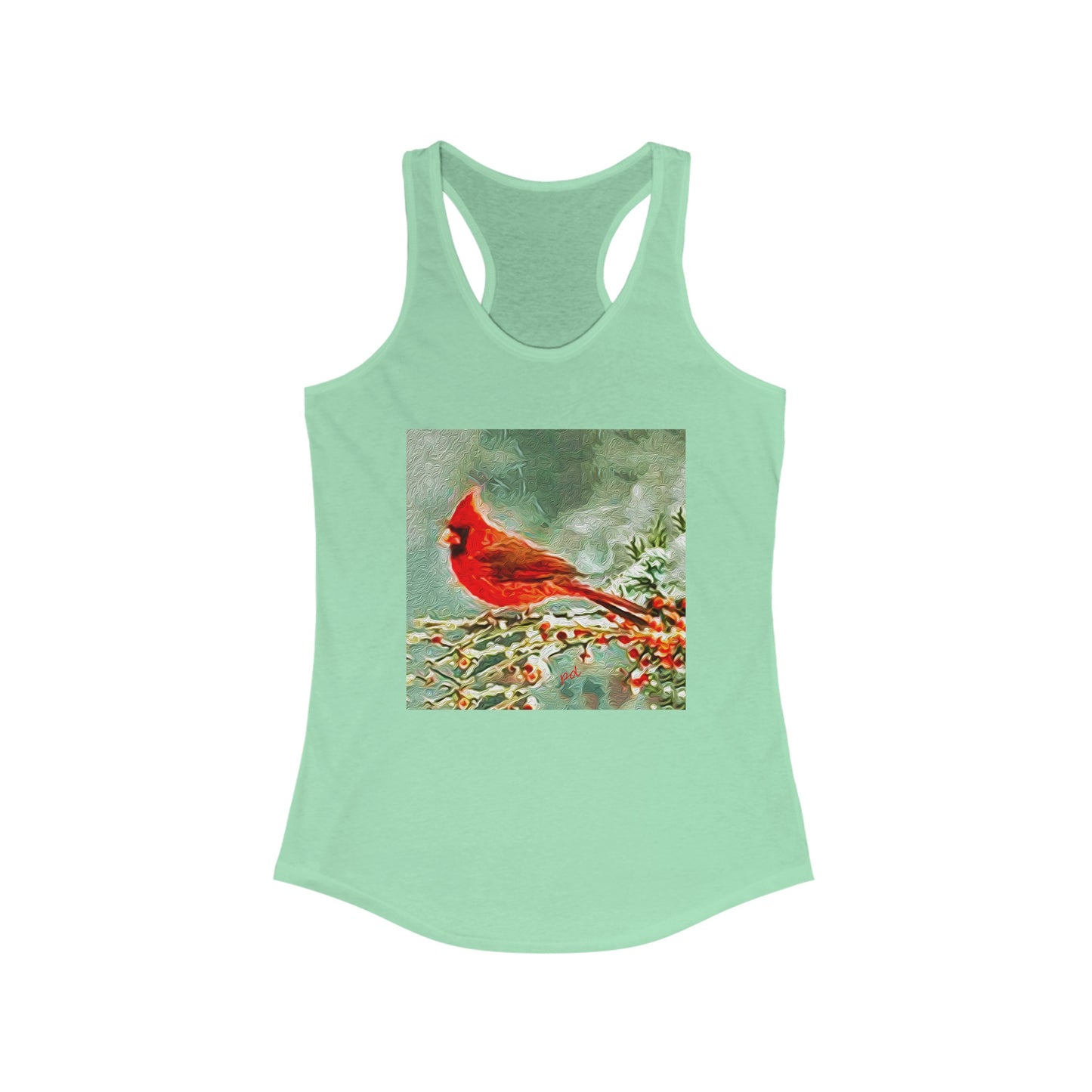 Winter Cardinal -- Women's Racerback Tank