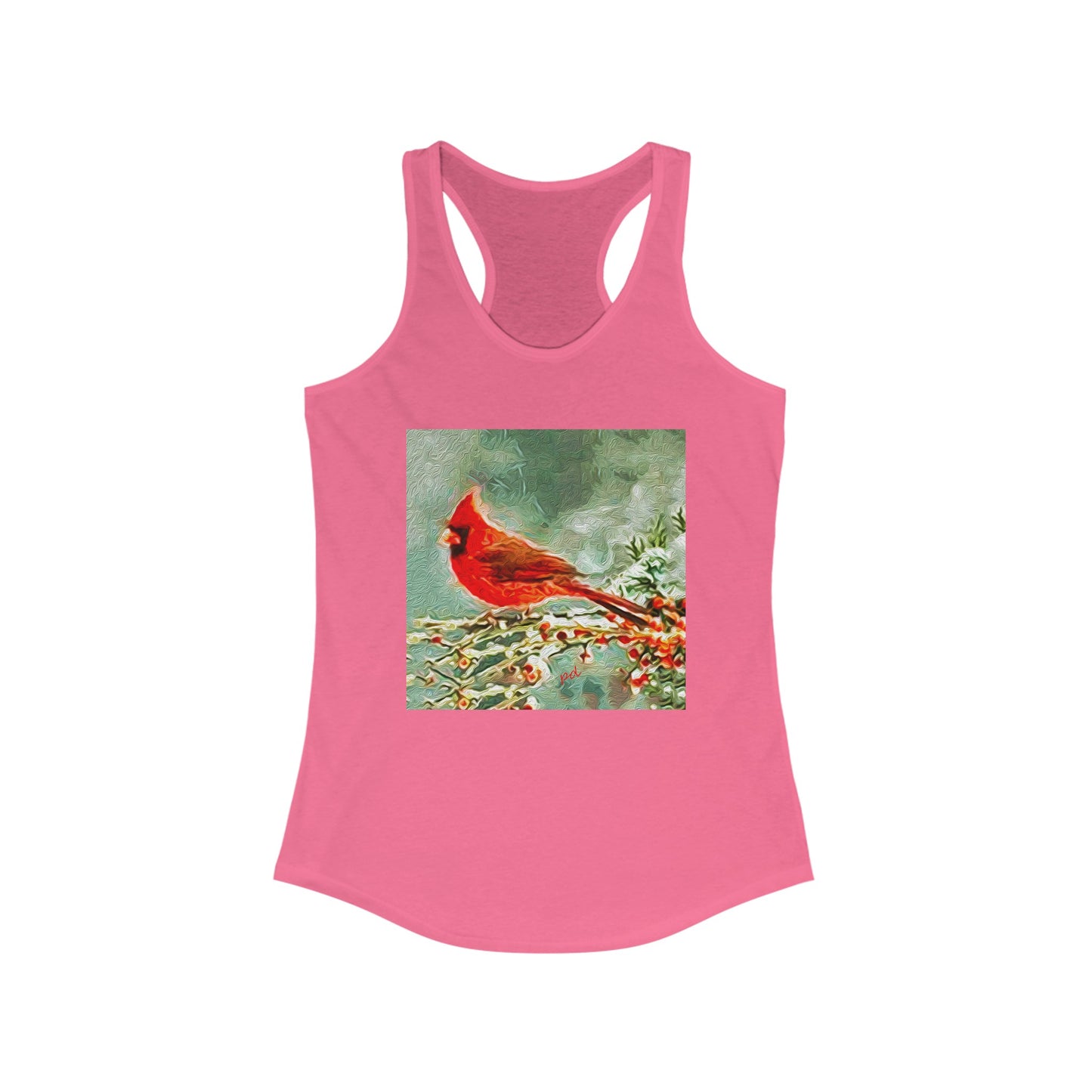 Winter Cardinal -- Women's Racerback Tank