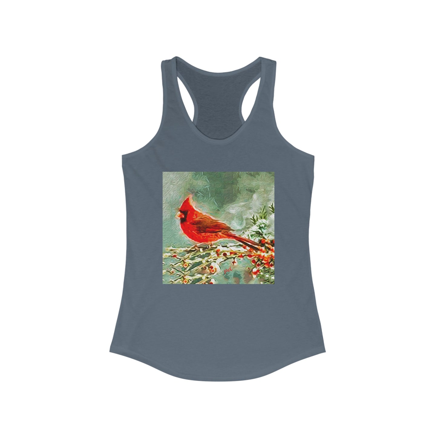 Winter Cardinal -- Women's Racerback Tank