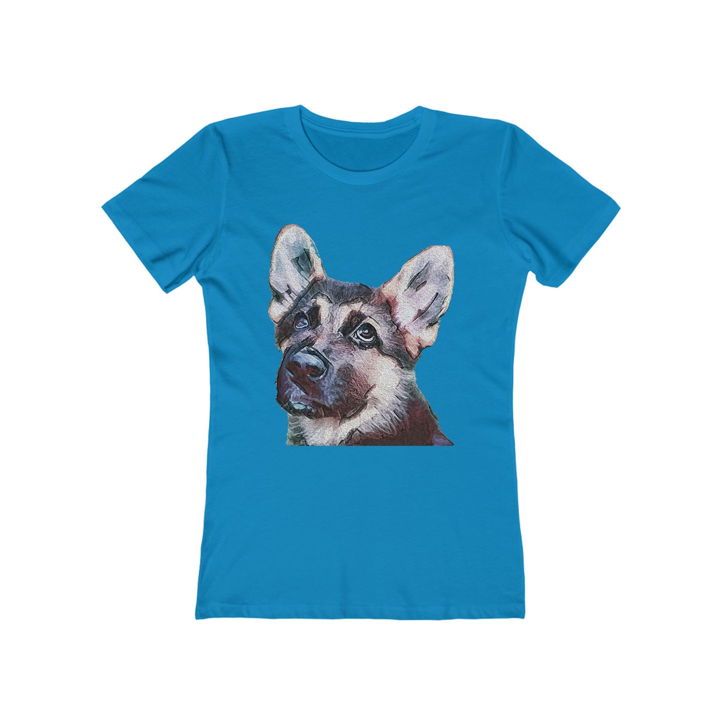 German Shepherd 'Sly' - Women's Slim Fitted T-Shirt