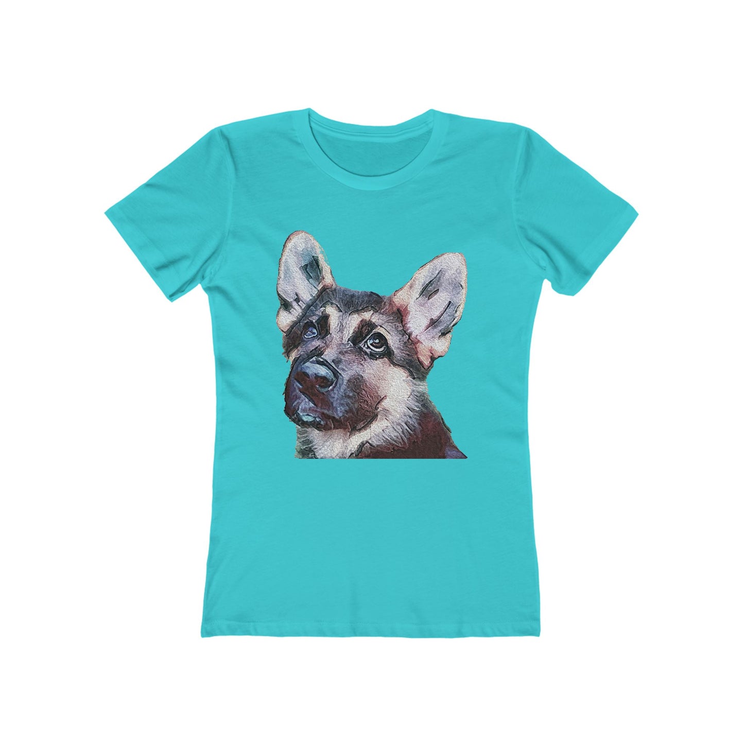 German Shepherd 'Sly' - Women's Slim Fitted T-Shirt