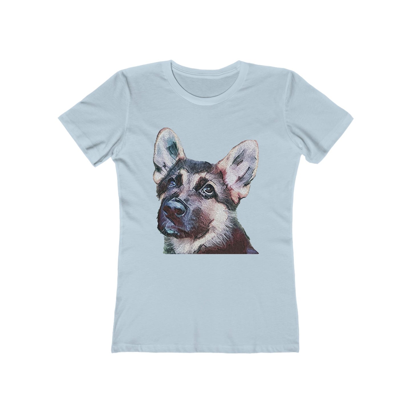 German Shepherd 'Sly' - Women's Slim Fitted T-Shirt