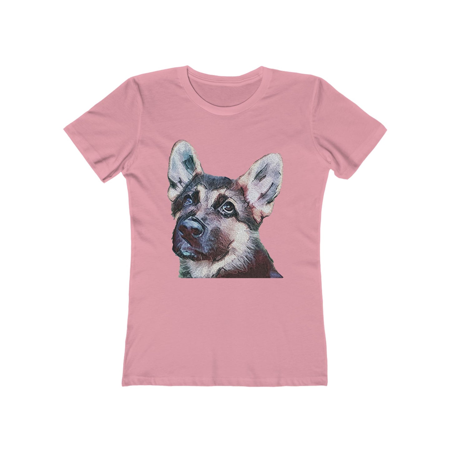 German Shepherd 'Sly' - Women's Slim Fitted T-Shirt