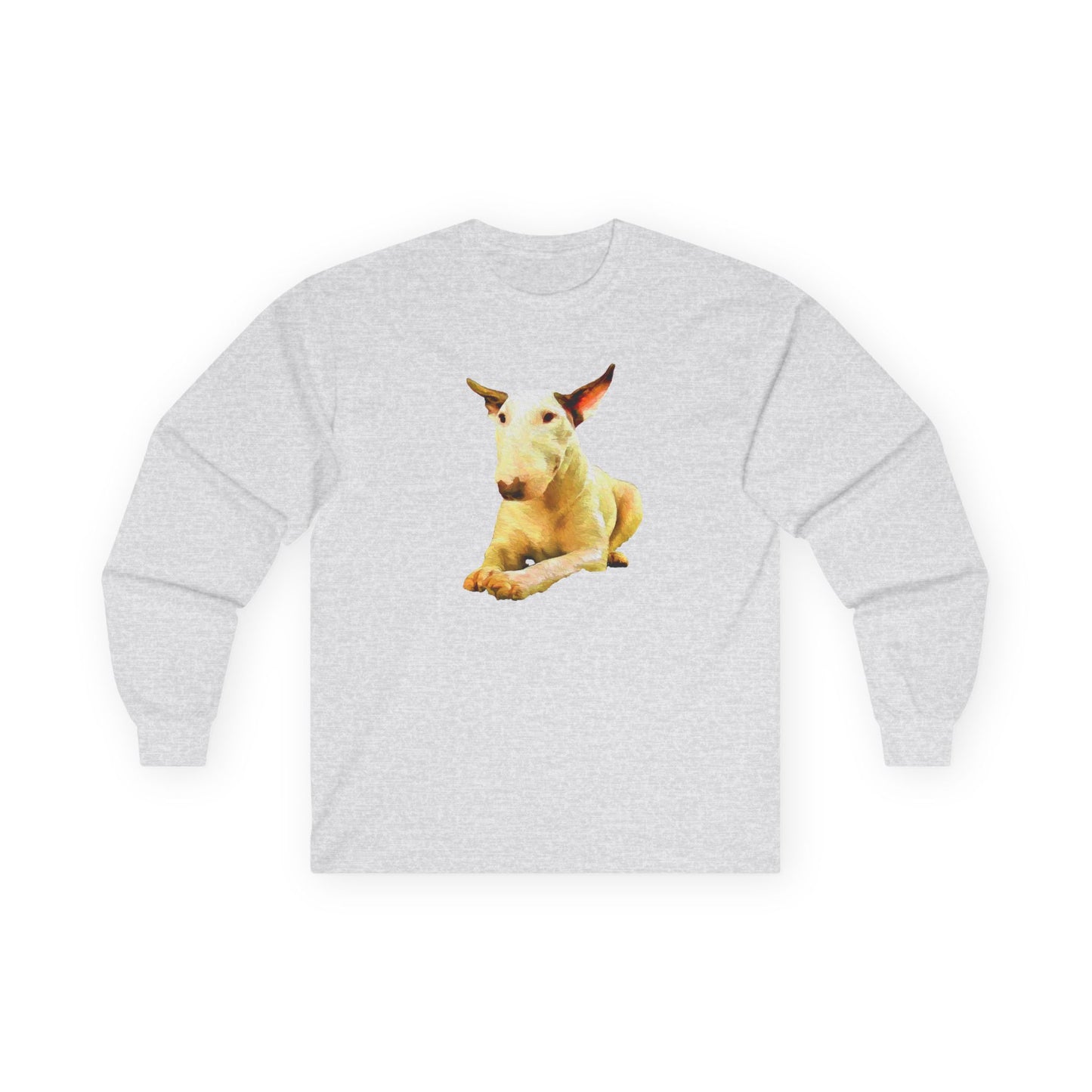 English Bull Terrier Unisex Cotton Long Sleeve Tee