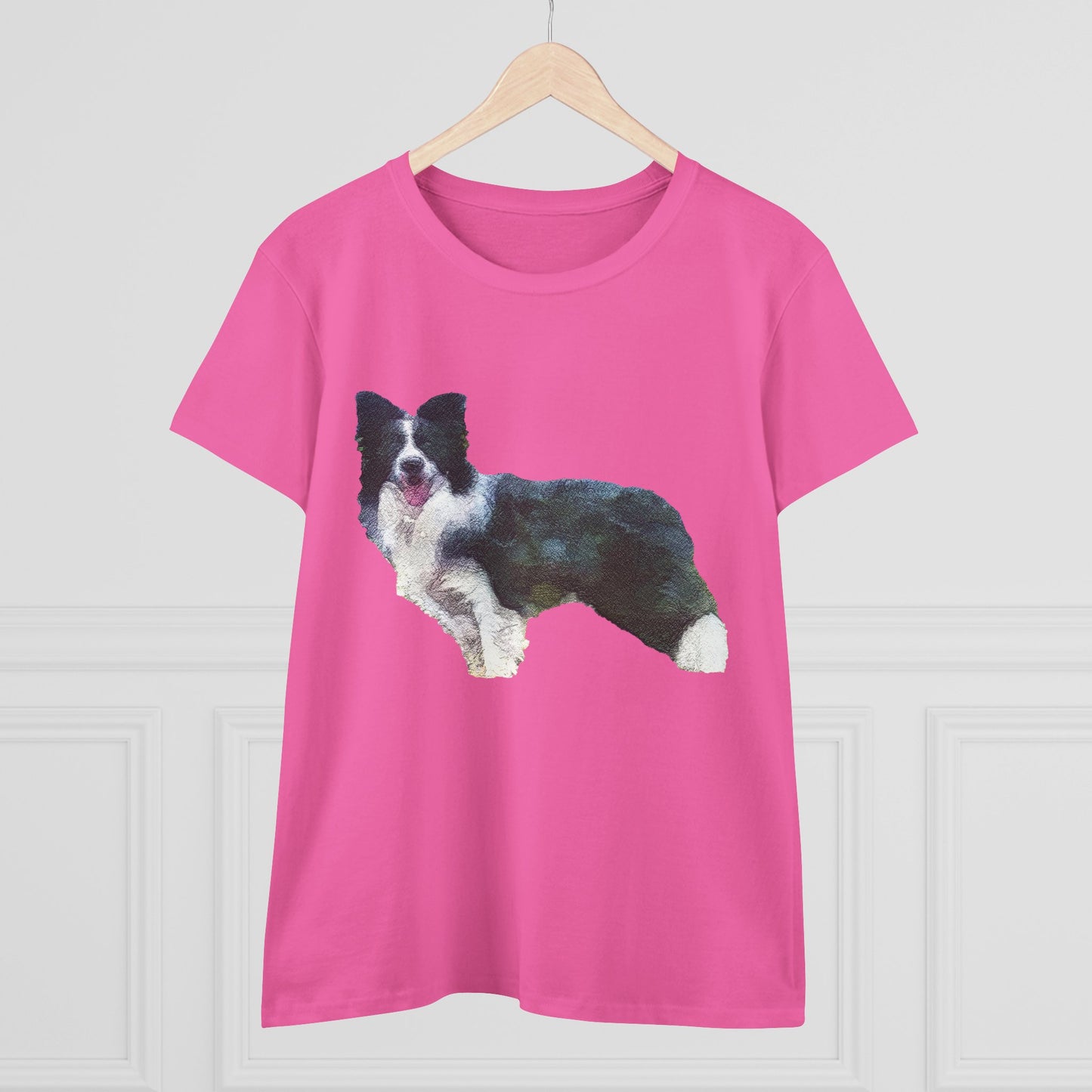 Border Collie '#1' - Women's Midweight Cotton Tee