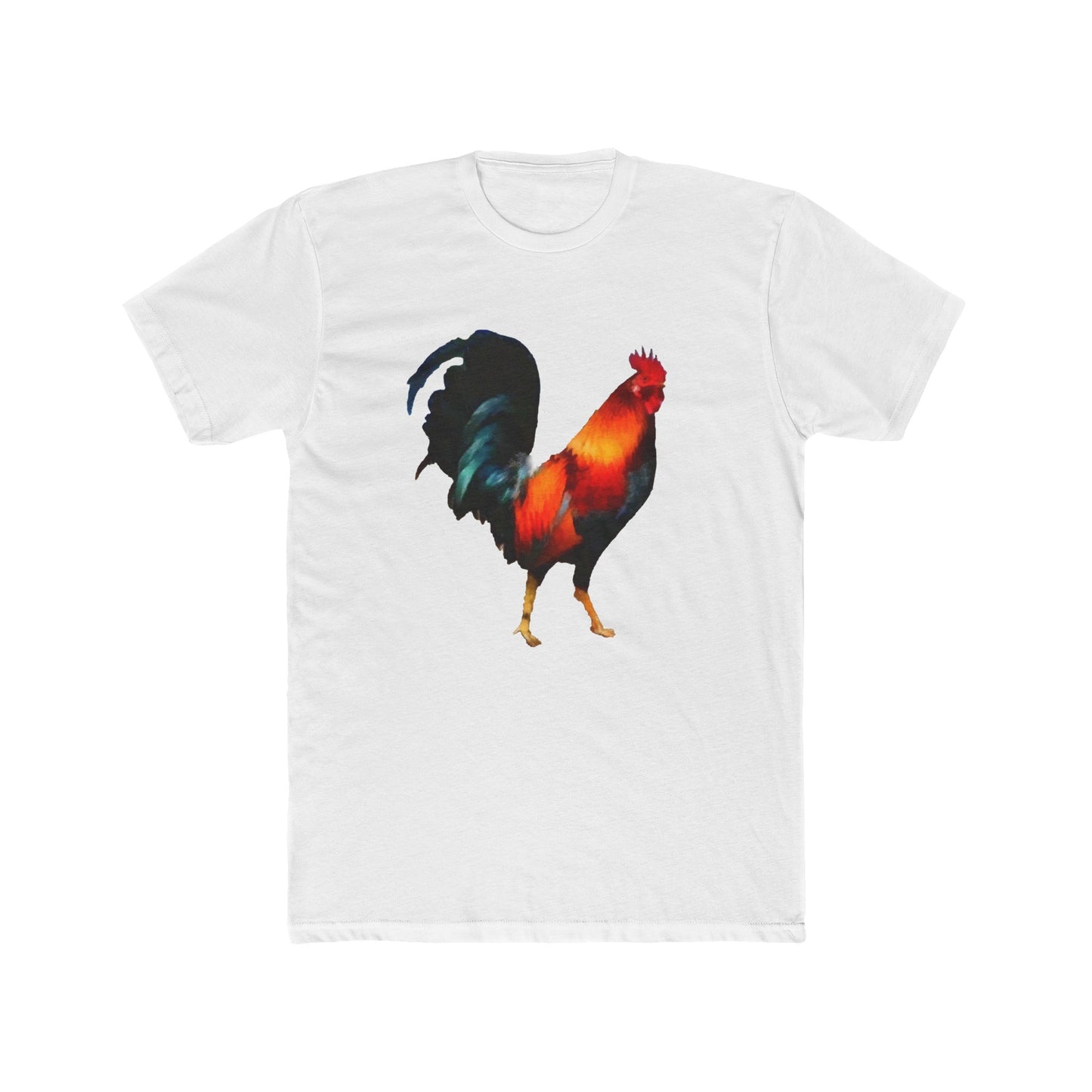 Rooster 'Silas' Men's Fitted Cotton Crew Tee