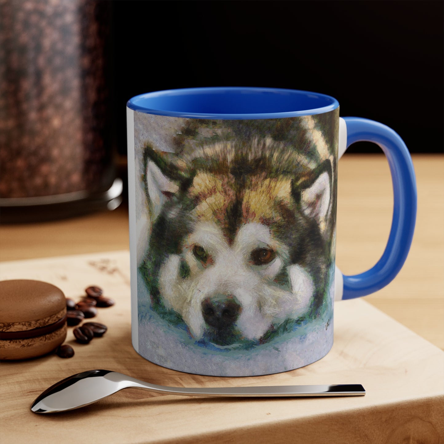 Alaskan Malamute Accent Coffee Mug, 11oz