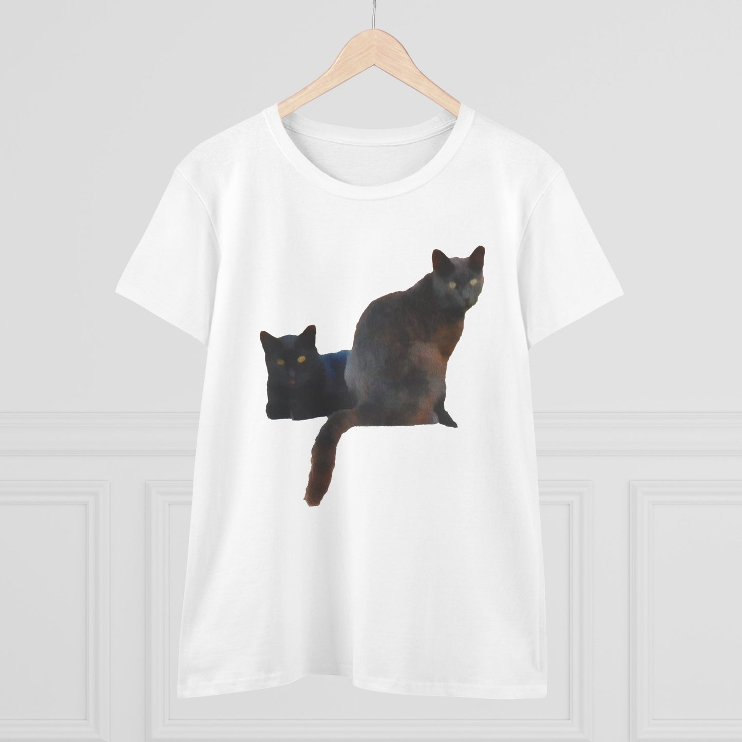 Cats of Greece 'Sifnos Sisters' Women's Midweight Cotton Tee