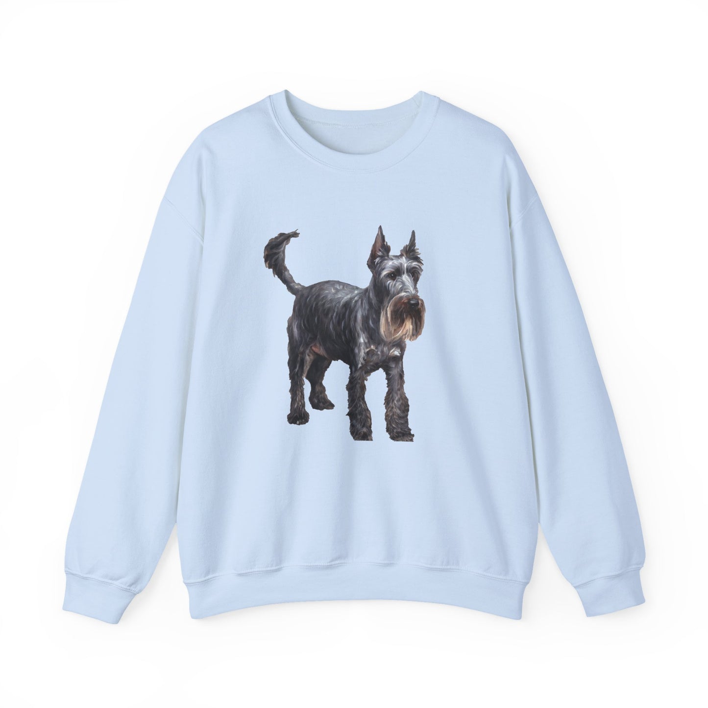 Clever Cesky Terrier Unisex Crewneck Sweatshirt