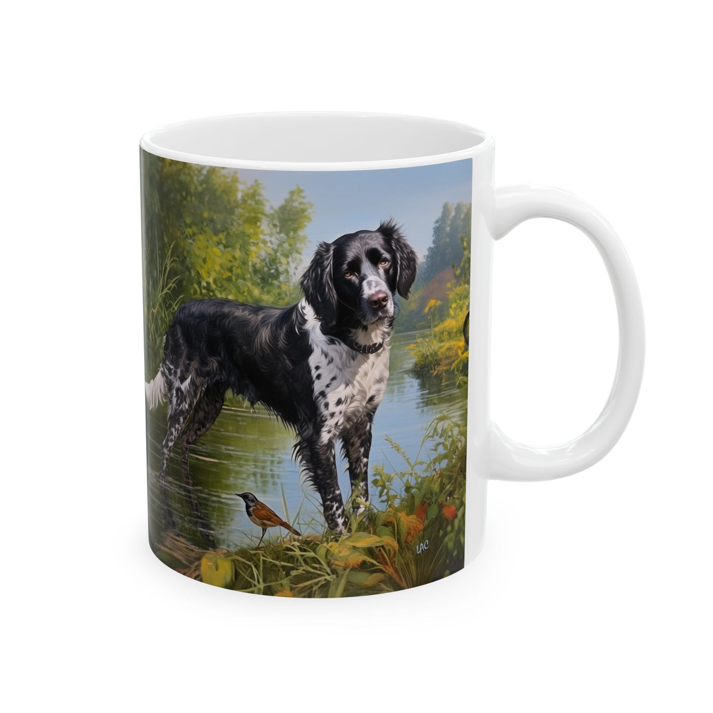 Large Munsterlander Ceramic Mug - 2 Sizes