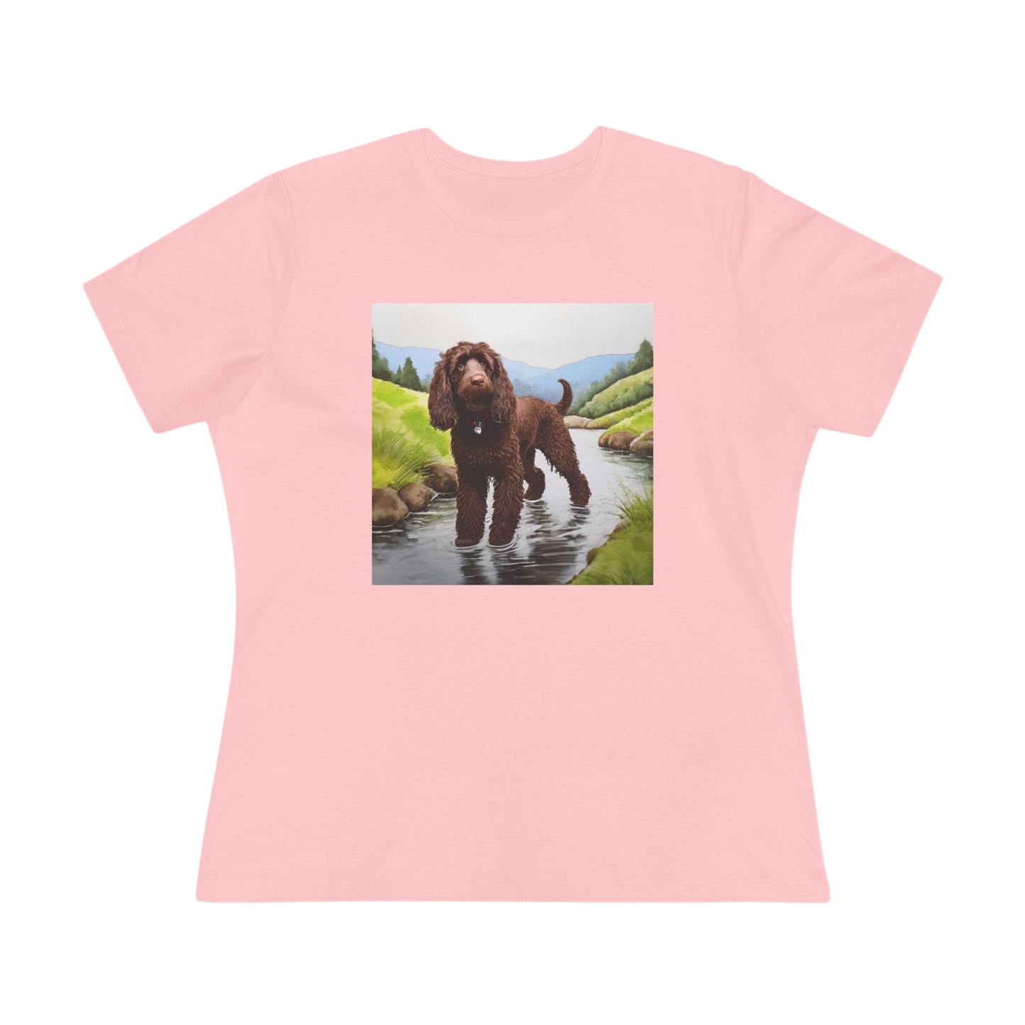 Irish Water Spaniel Women's Relaxed Fit Cotton Tee
