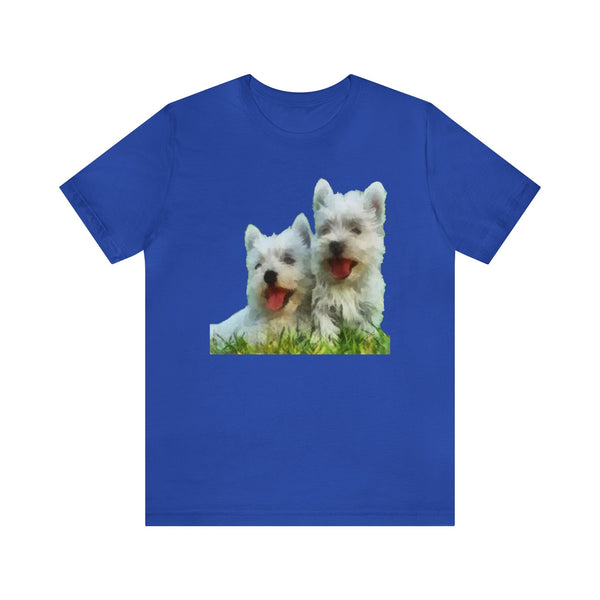 West Highland Terrier - Westie - -  Classic Jersey Short Sleeve Tee