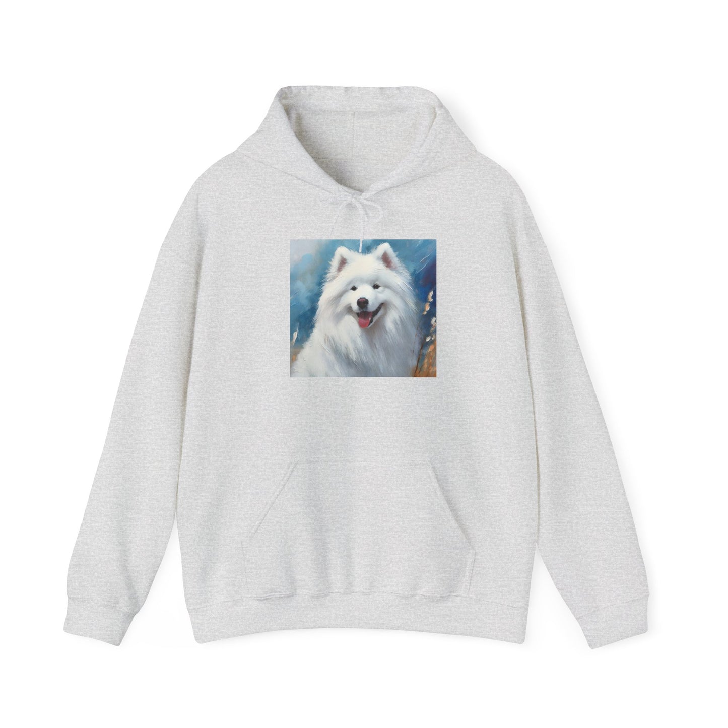 Cozy Samoyed Unisex 50/50 Hooded Sweatshirt | Perfect Gift for Dog Lovers