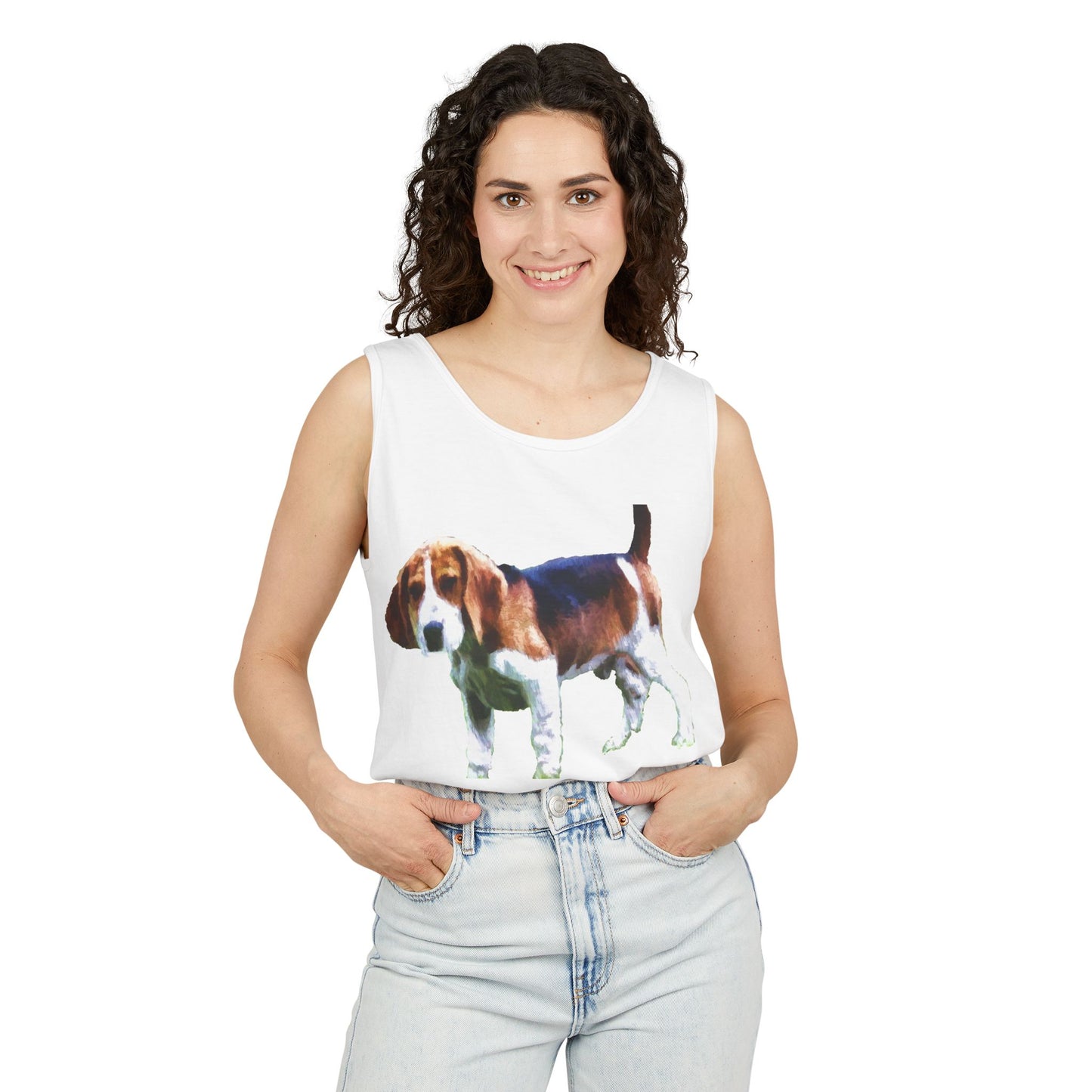 American Foxhound Unisex Relaxed Fit Ringspun Cotton Tank Top