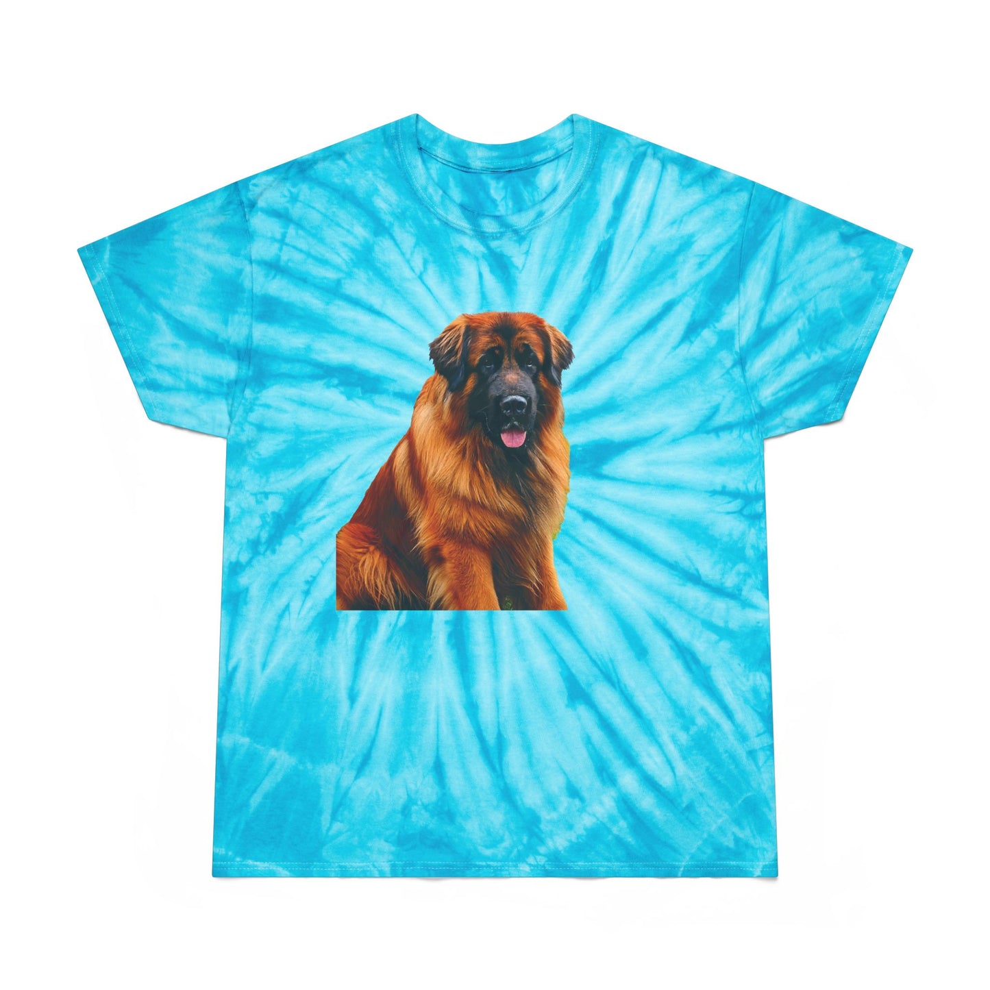Leonberger - Unisex Cyclone Tie-Dye Tee - Cheerful Pet Lover Shirt