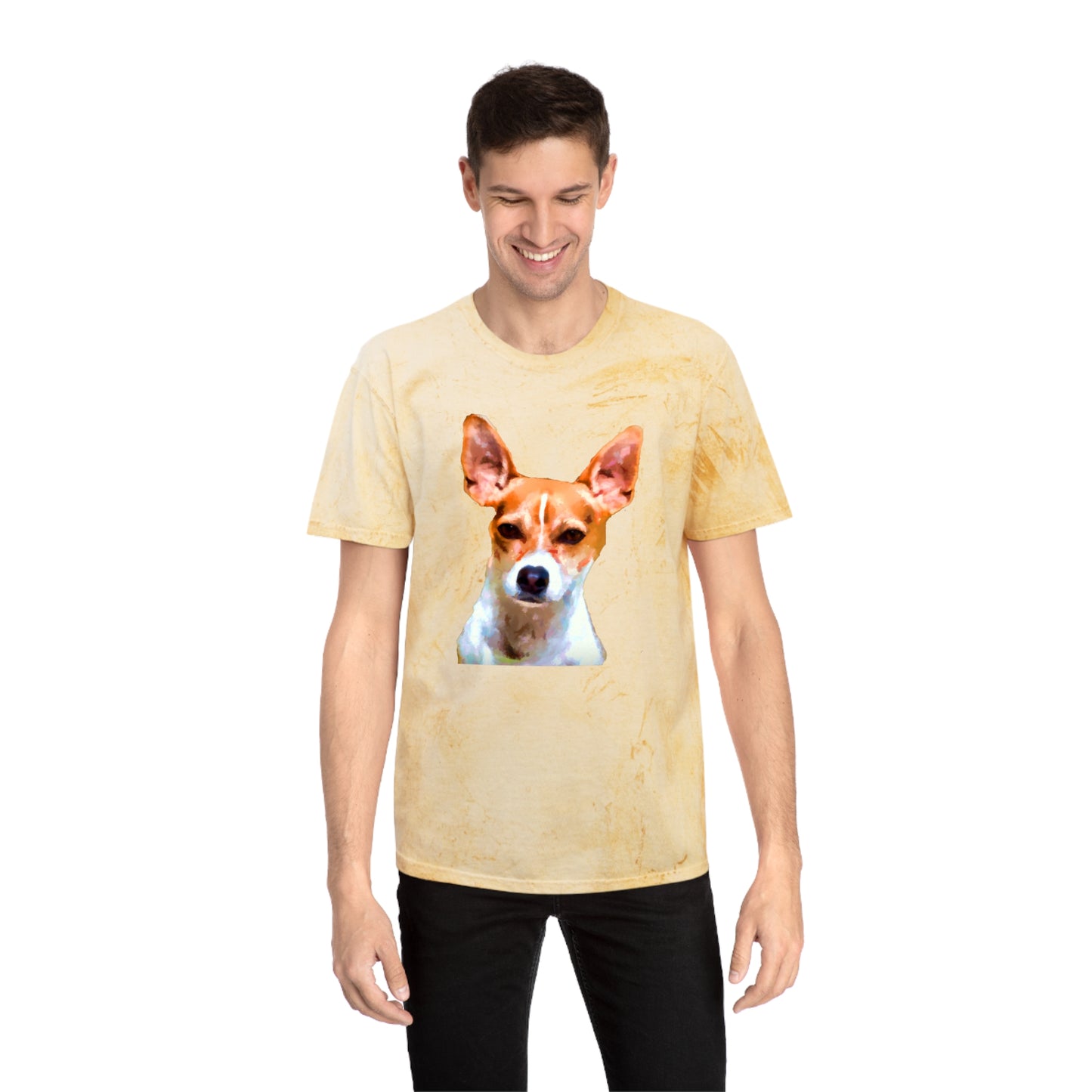 Rat Terrier Unisex Cotton Color Blast T-Shirt