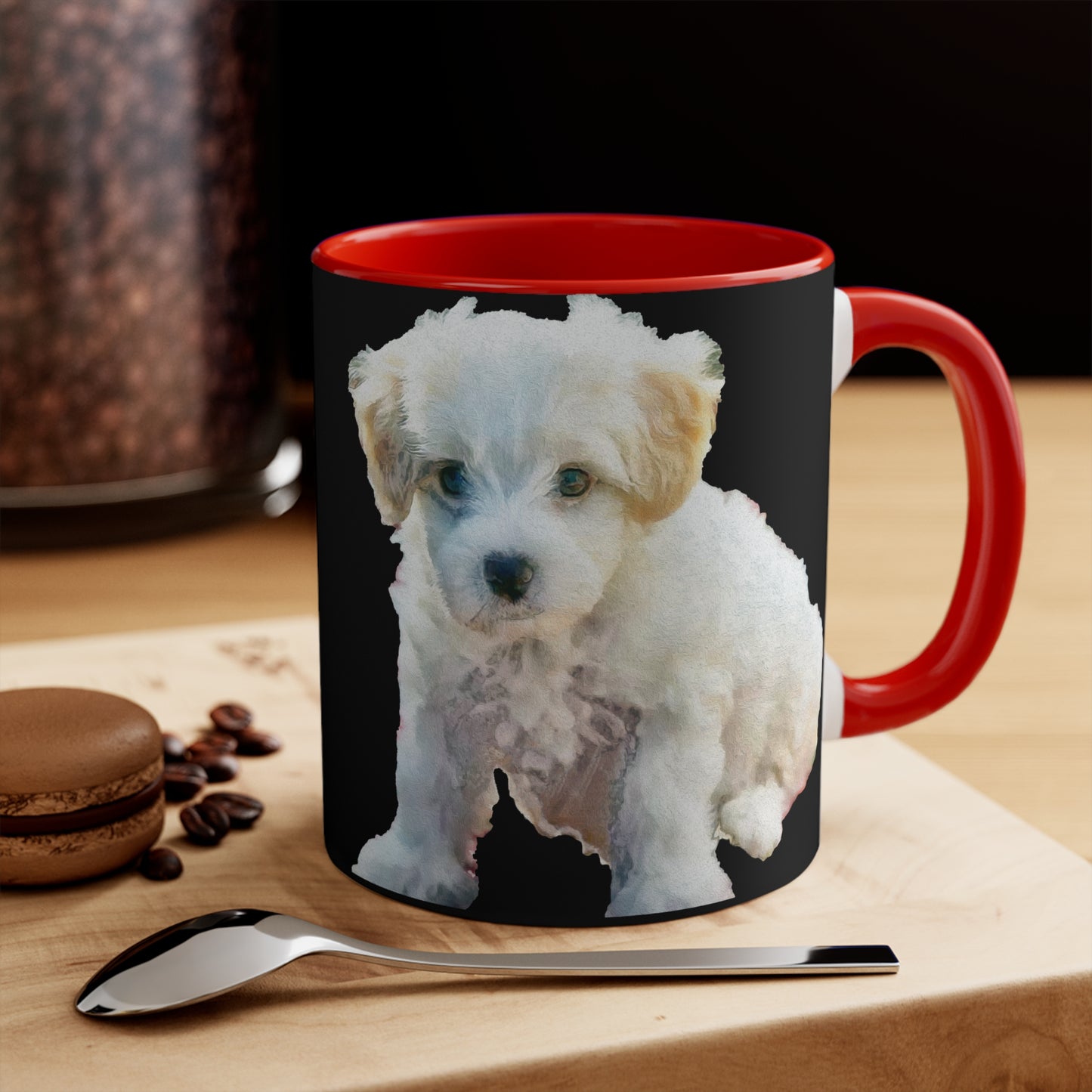 Bichon Frise Accent Coffee Mug - 11oz Delight