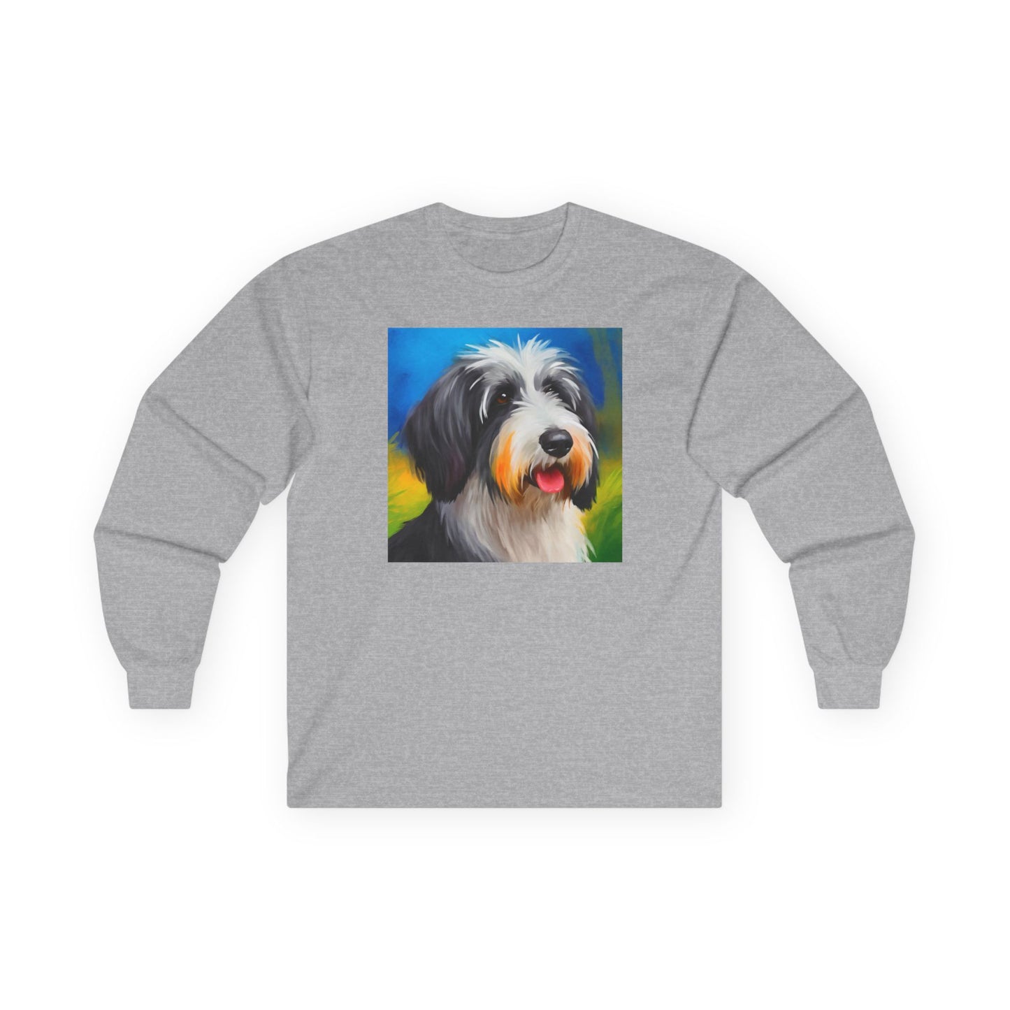 Polish Lowland Sheepdog Unisex Cotton Long Sleeve Tee