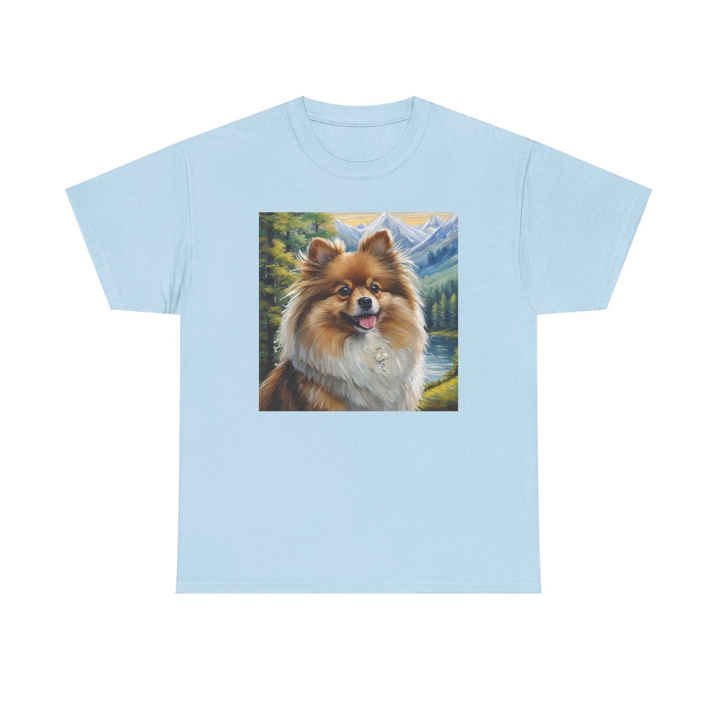 German Spitz Unisex Heavy Cotton Tee