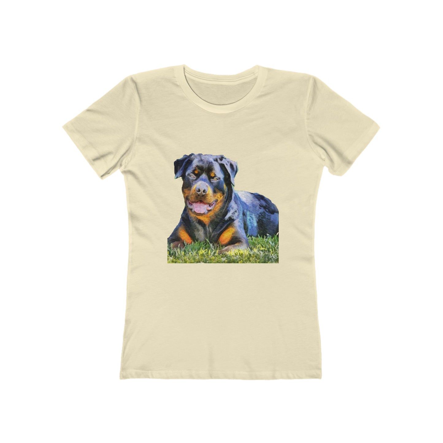 Rottweiler 'Lina' Women's Slim Fit Ringspun Cotton T-Shirt