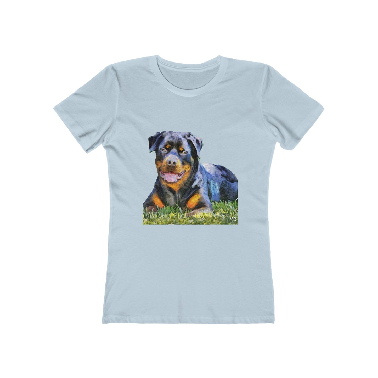 Rottweiler 'Lina' Women's Slim Fit Ringspun Cotton T-Shirt