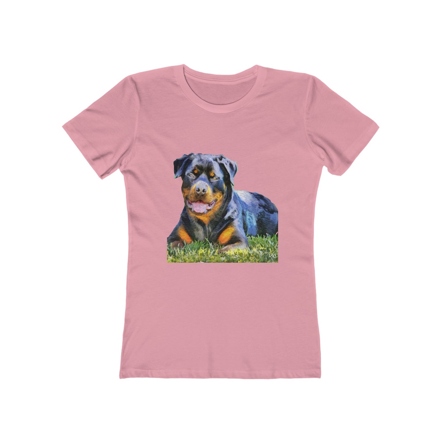 Rottweiler 'Lina' Women's Slim Fit Ringspun Cotton T-Shirt