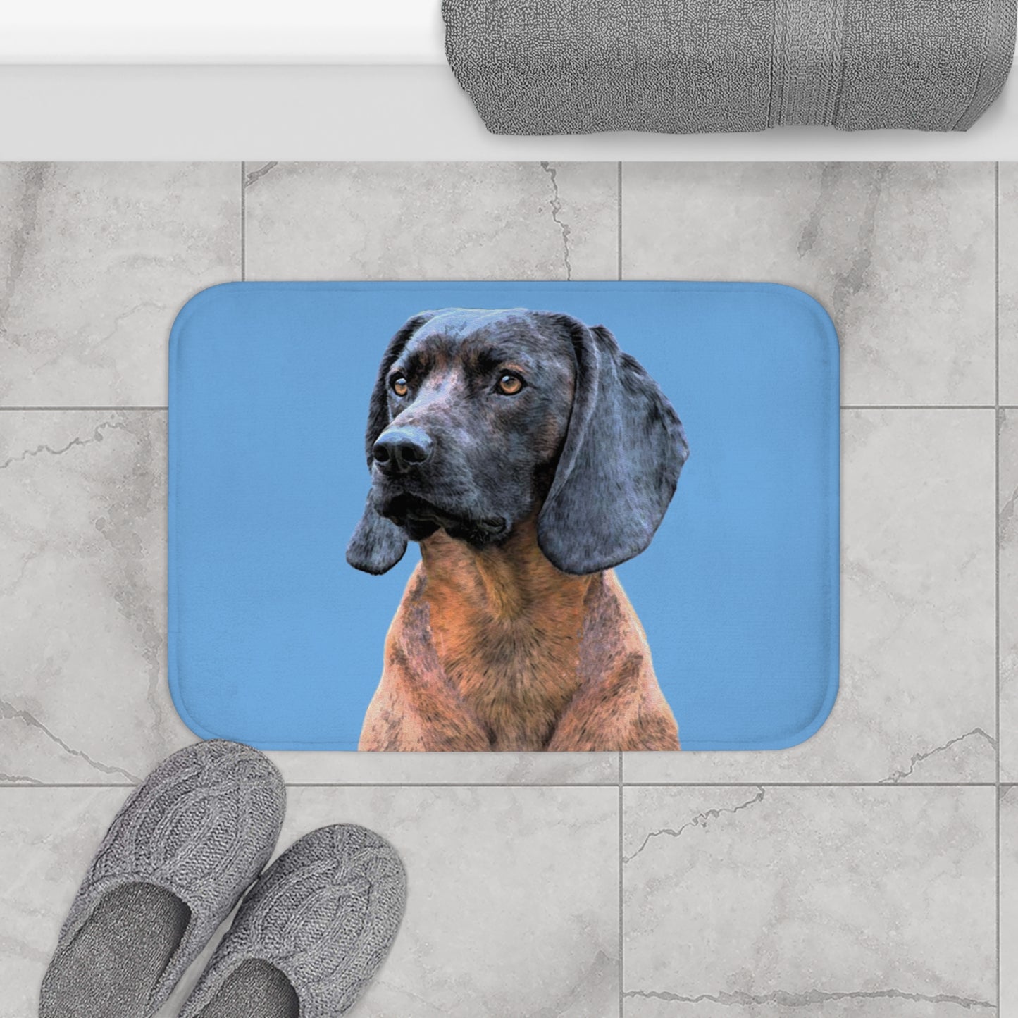 Bavarian Mountain Scent Hound Bathroom Rug Mat