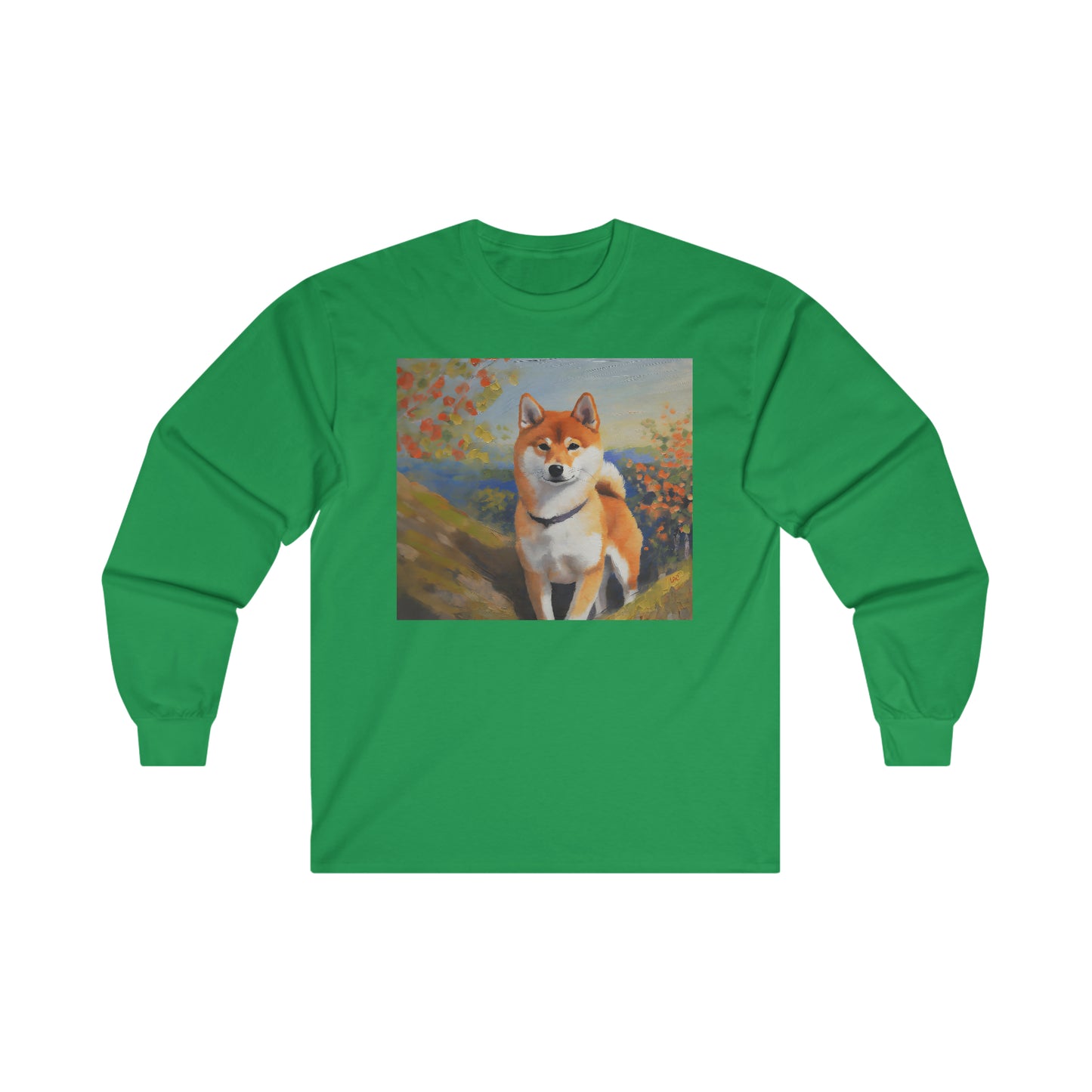 Shiba Inu Cotton Long Sleeve Tee