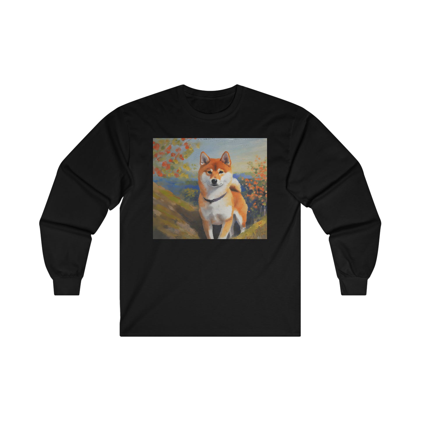 Shiba Inu Cotton Long Sleeve Tee