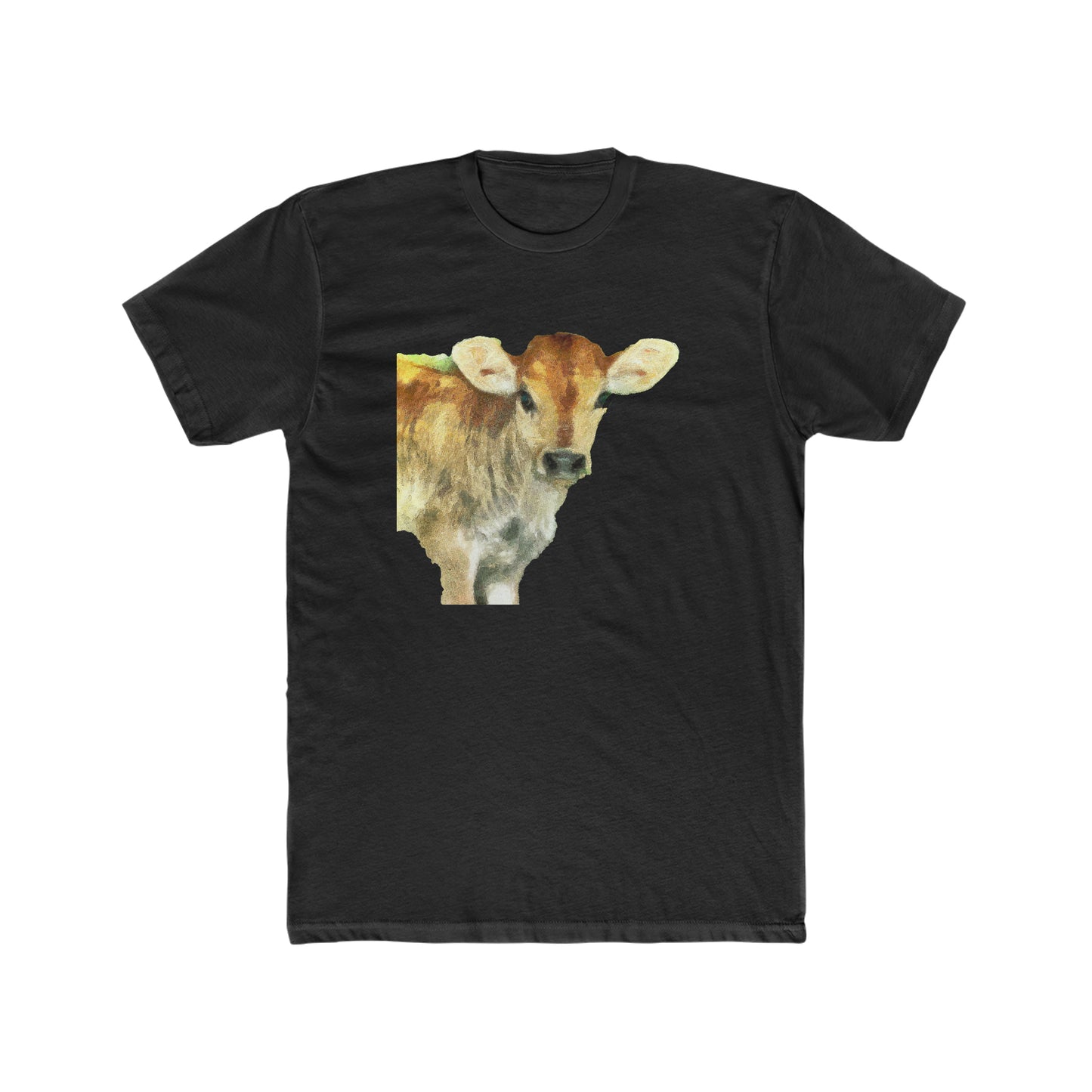 Jersey Calf - Men's Fitted Cotton Crew Tee
