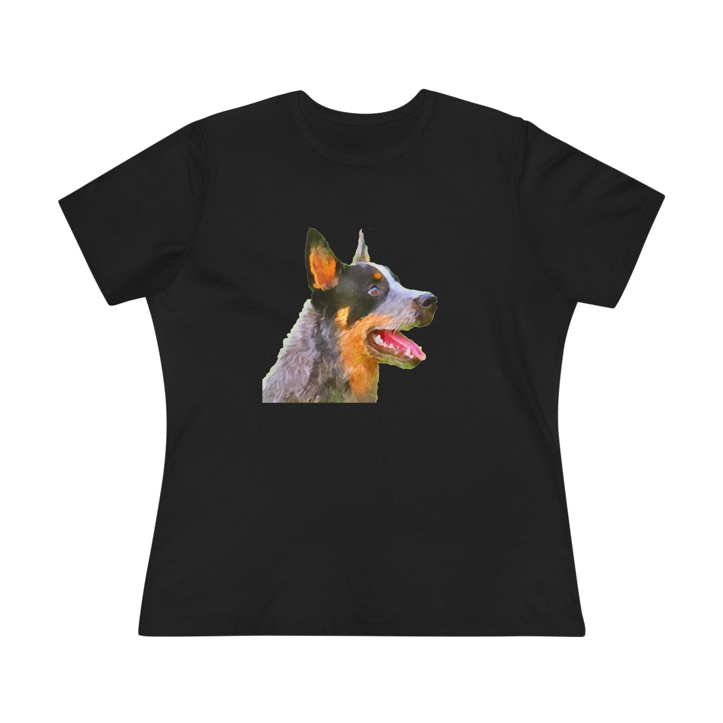 Blue Heeler - Australian Cattle Dog 'Percy' Women's Relaxed Fit Cotton Tee