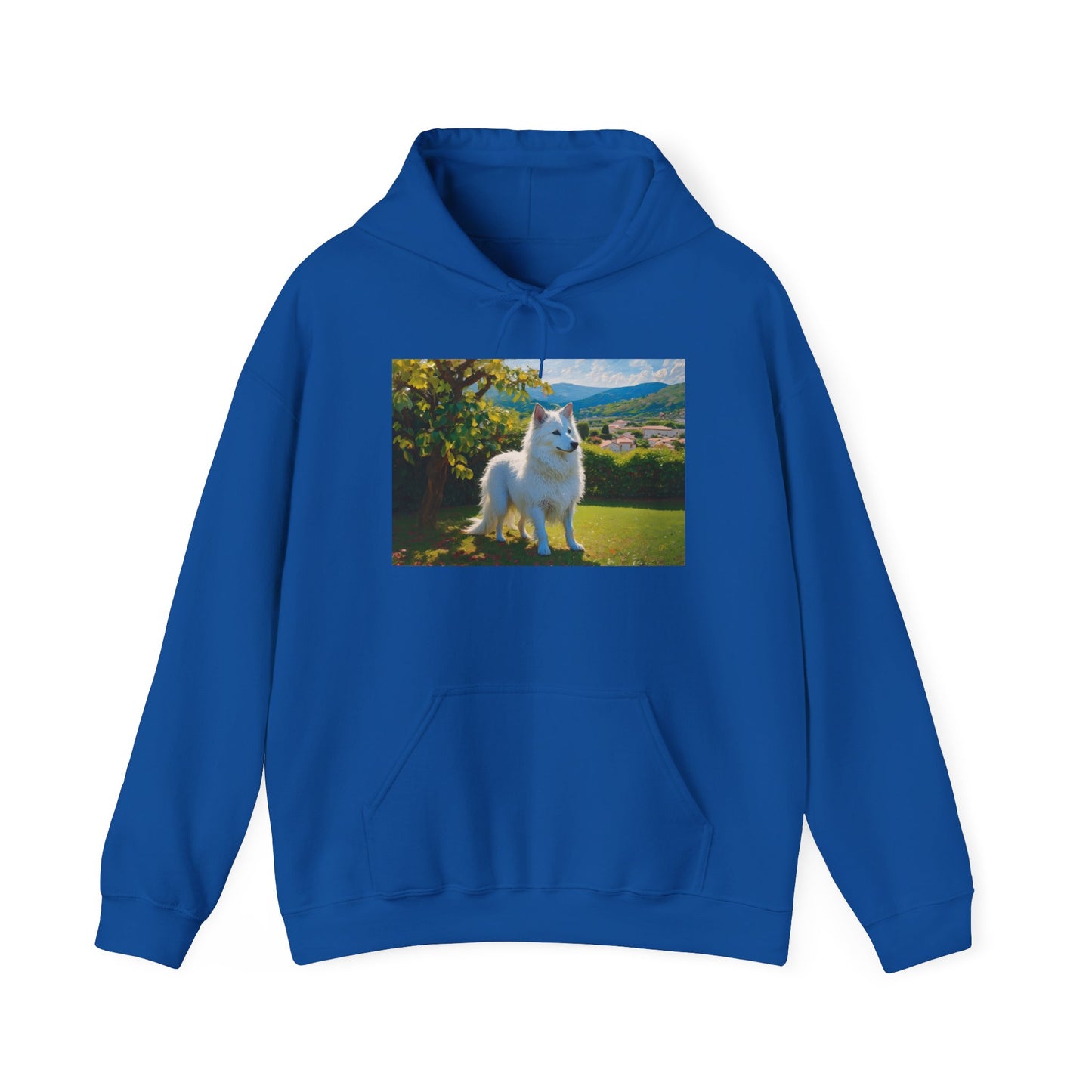 Volpino Italiano - Unisex 50/50 Hooded Sweatshirt