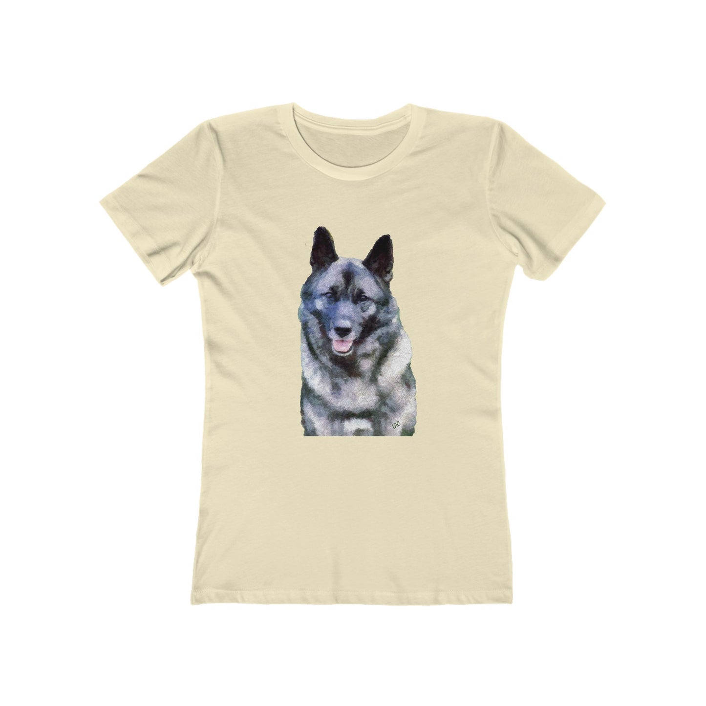 Norwegian Elkhound - Women's Slim Fit Ringspun Cotton T-Shirt