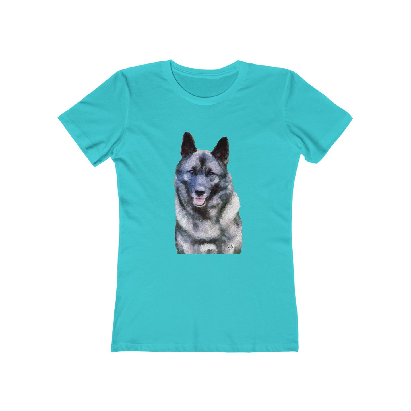 Norwegian Elkhound - Women's Slim Fit Ringspun Cotton T-Shirt