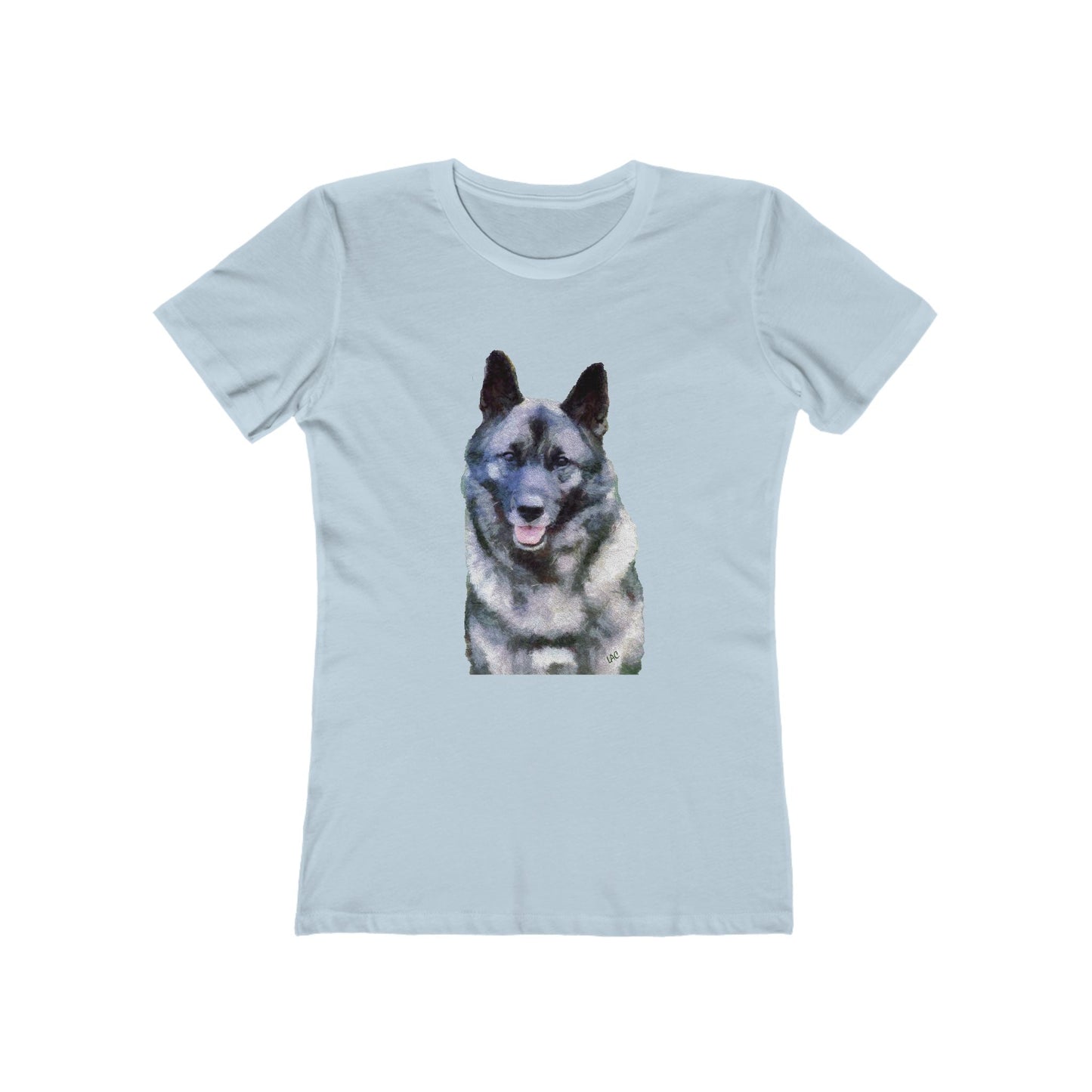 Norwegian Elkhound - Women's Slim Fit Ringspun Cotton T-Shirt