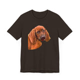 Redbone Coonhound Unisex Jersey Short Sleeve Tee