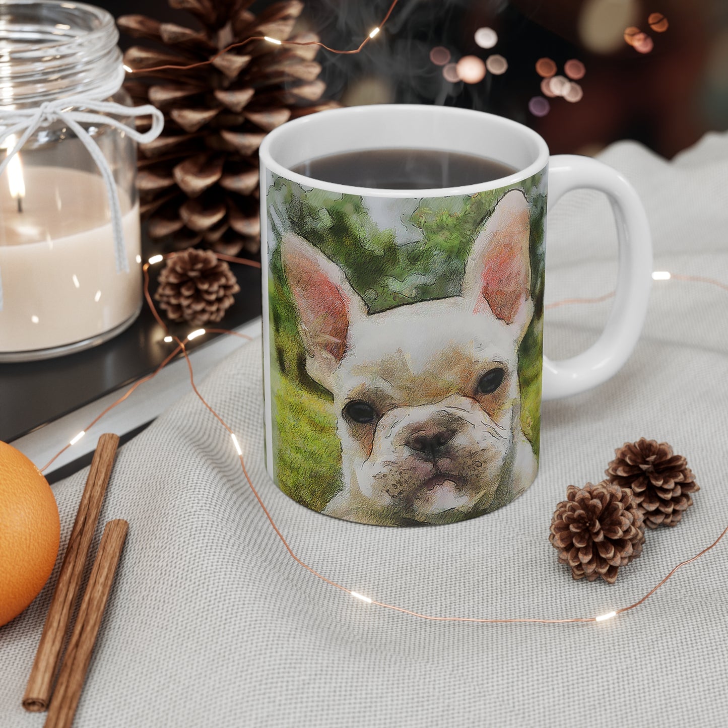 French Bulldog 'Bouvier' Ceramic Mug 11oz