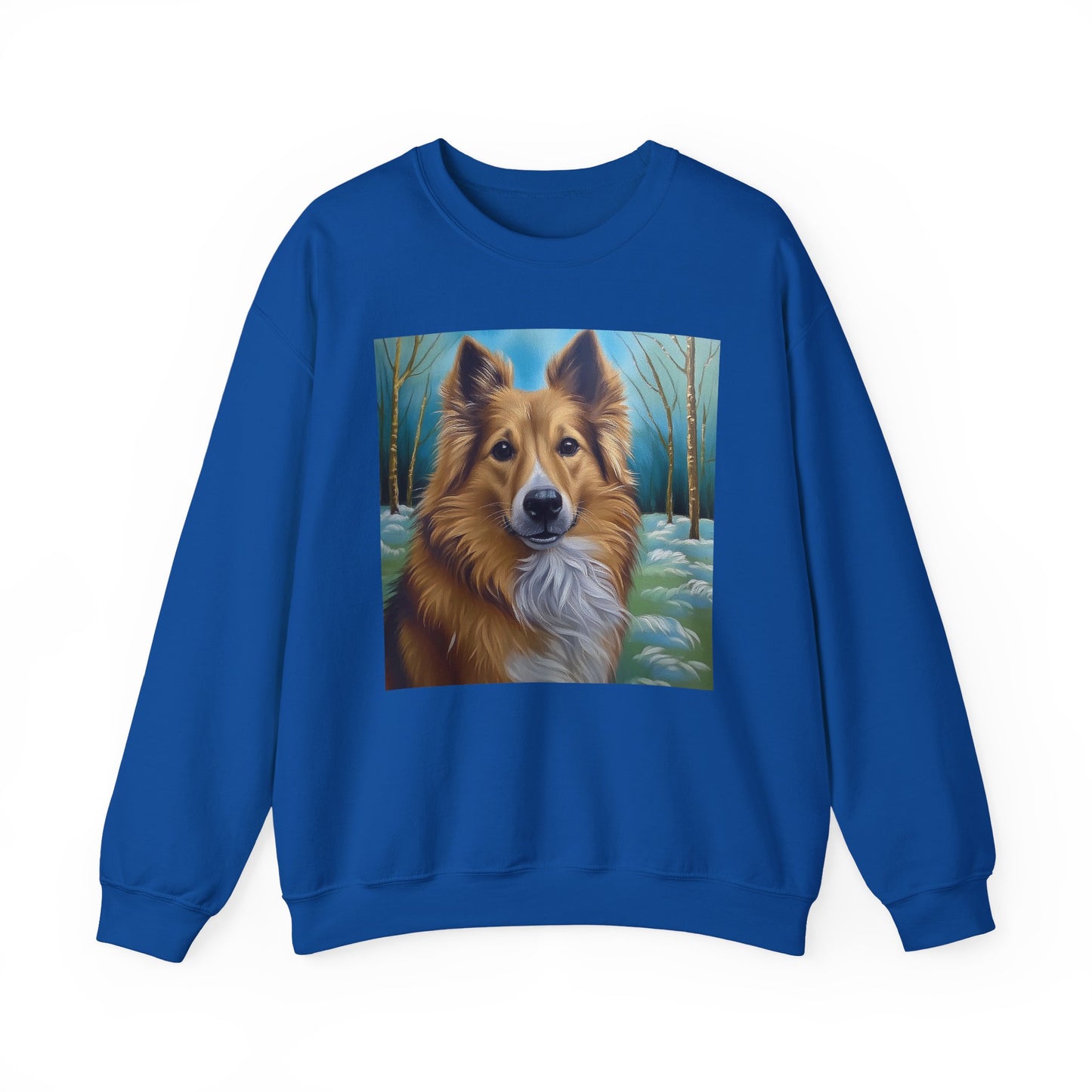 Icelandic Sheepdog #2 Unisex 50/50 Crewneck Sweatshirt