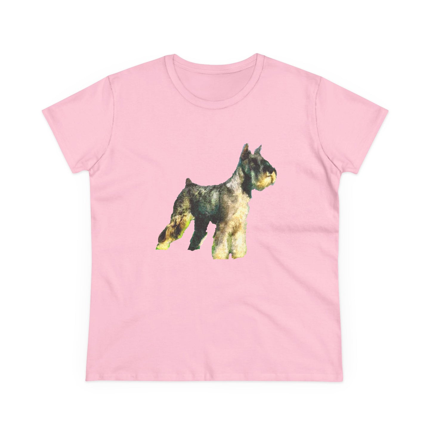 Schnauzer Women's Midweight Cotton Tee