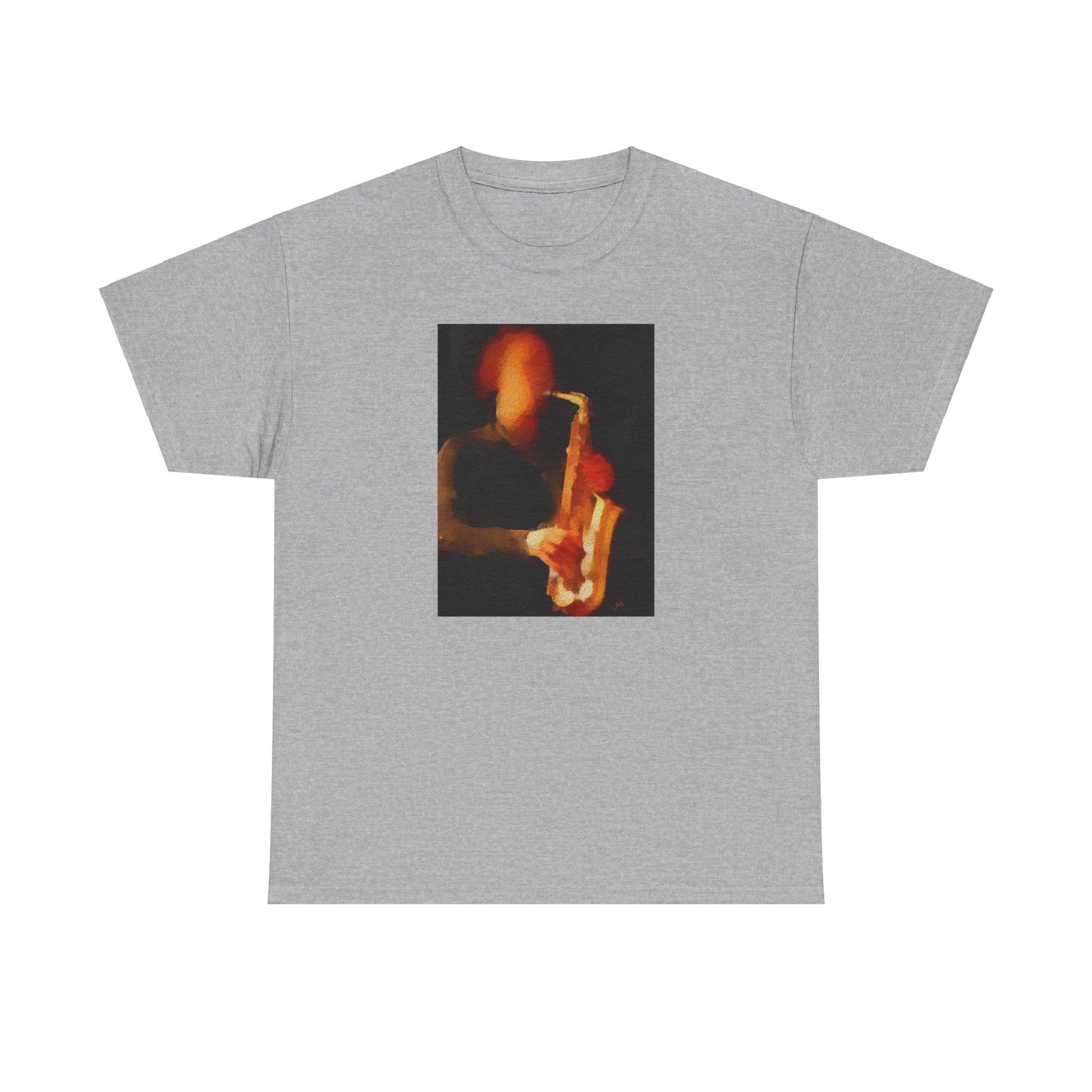 The Saxophonist Unisex Heavy Cotton Tee
