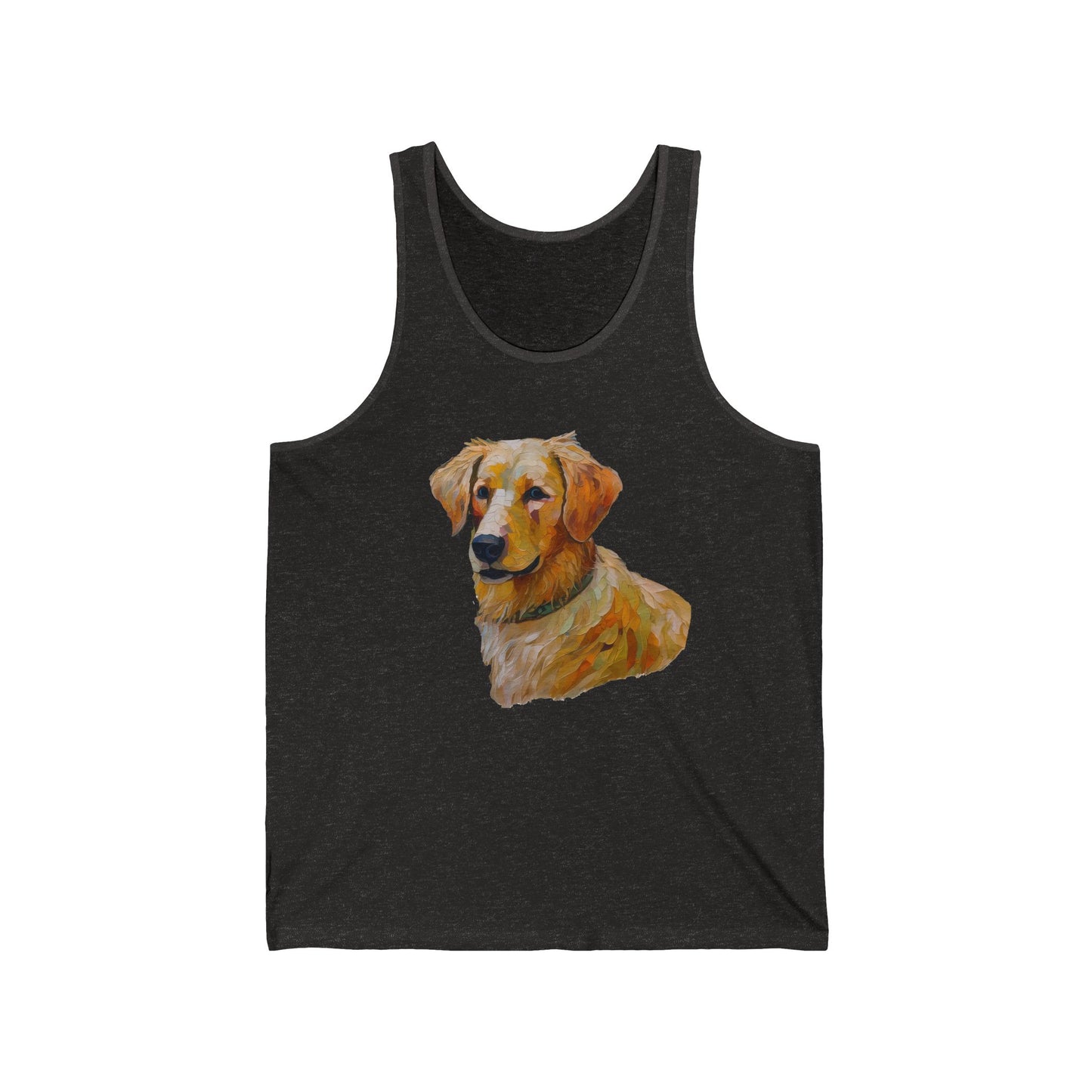 Golden Retriever Puppy Unisex Jersey Tank